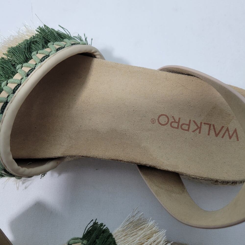 Walkpro Women's Platform Espadrilles Sandals With Open Toes Size 8.5 (39) 3422- - Picture 9 of 9